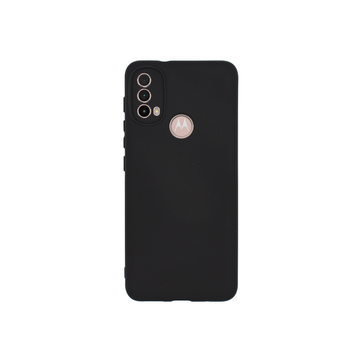 Protector Motorola Moto E30/E40 engomado color negr 