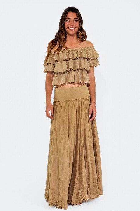 POLLERA BRENTA Camel