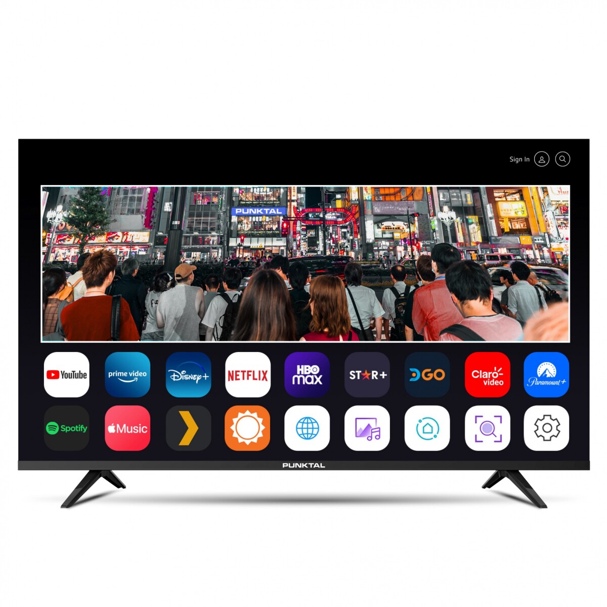 Televisor Punktal QLED 75" Smartv PK-75 W4K WebOs 