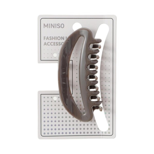 Pinza de cabello marrón