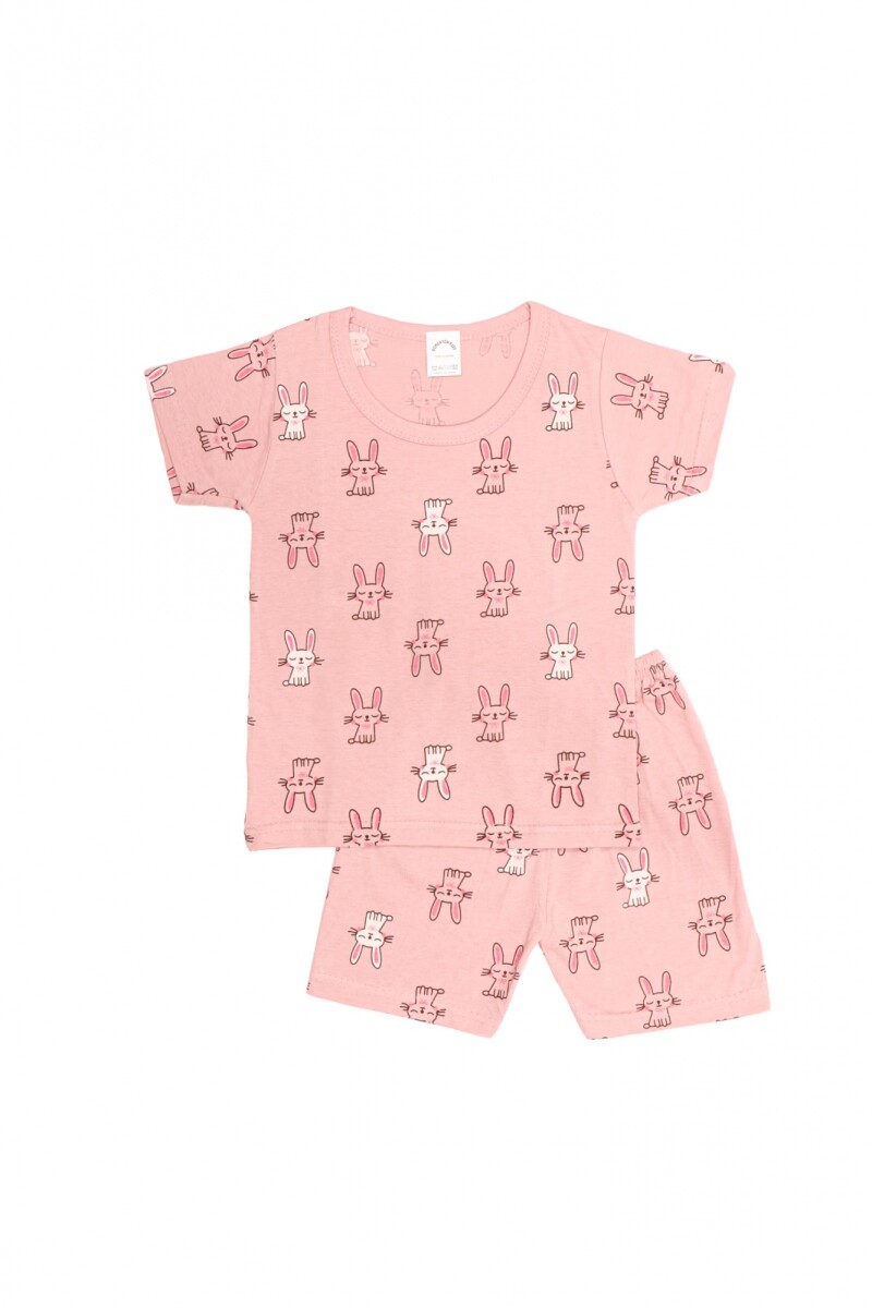 Pijama Conejitos - Rosado 