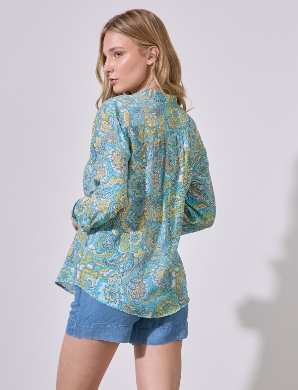 Blusa Print VERDE/MULTI