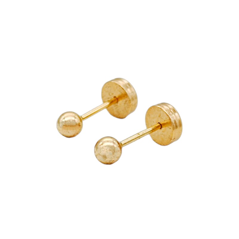 Abridores Bolitas-Oro Bajo-Sin Piedra-AB8015 Sinpiedra
