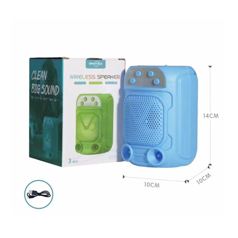 Parlante portátil bluetooth GTS1689 3" azul Parlante portátil bluetooth GTS1689 3" azul