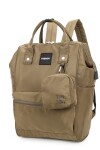 Mochila multicierres con monedero Verde militar