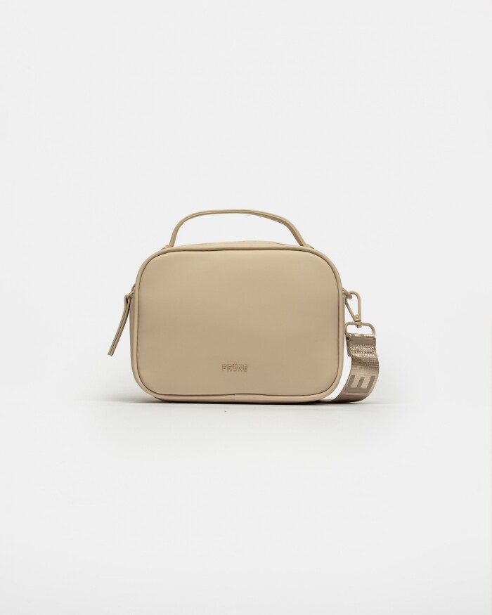Mini Bag Rubber en Efecto Rubber Matte Vison