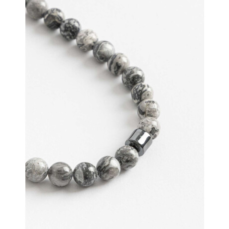 Collar De Piedras Men's Collection Gris Melange