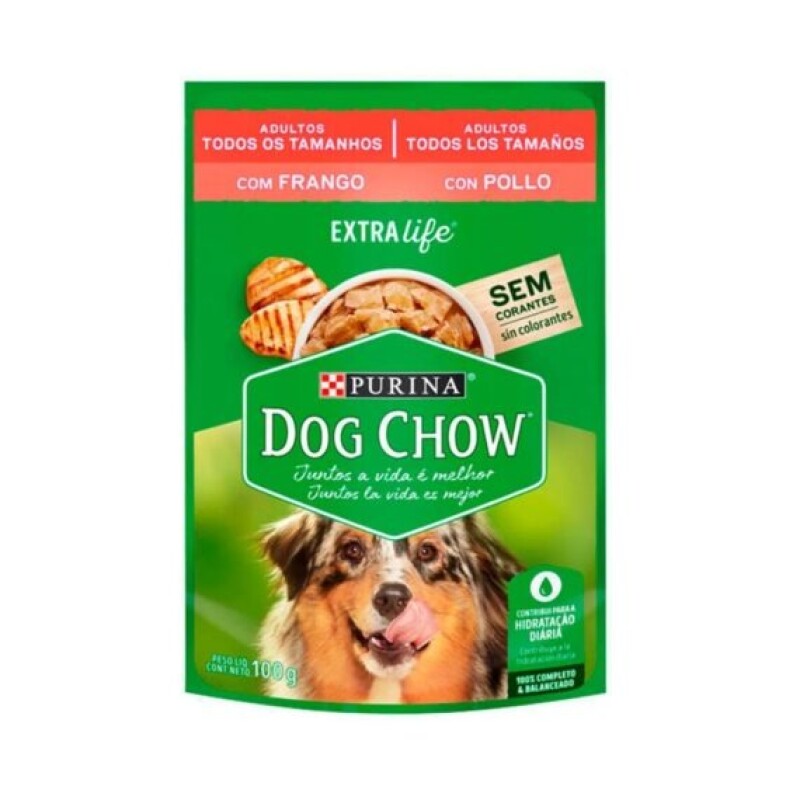 DOG CHOW EN SALSA ADULTO POLLO 100 GRAMOS DOG CHOW EN SALSA ADULTO POLLO 100 GRAMOS