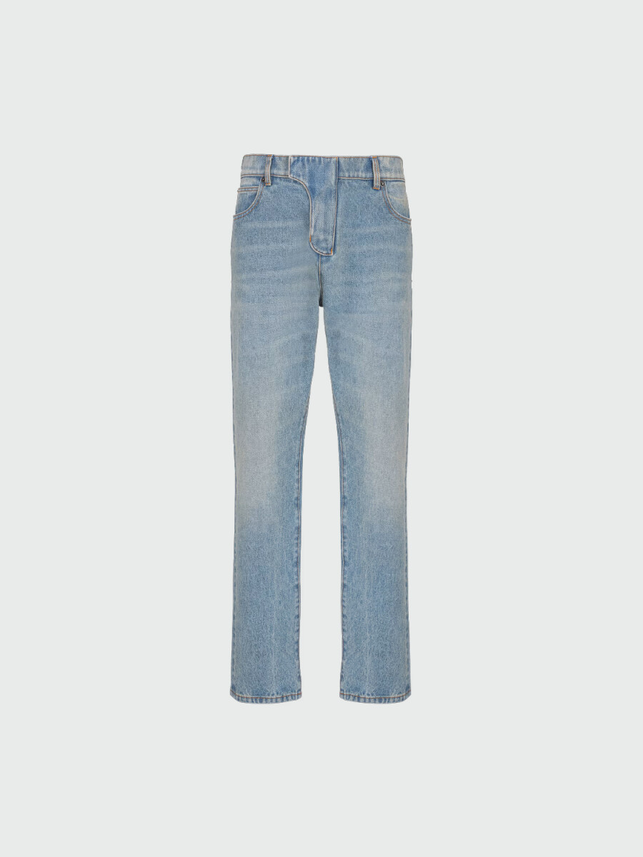 BALMAIN - JEANS REGULAR FIT DENIM 