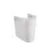 Pedestal Solo - Blanco Brillo Porcelana Sanitaria Aqualia Malawi Egeo