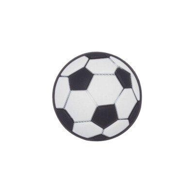 Jibbitz™ Charm Soccerball Blanco
