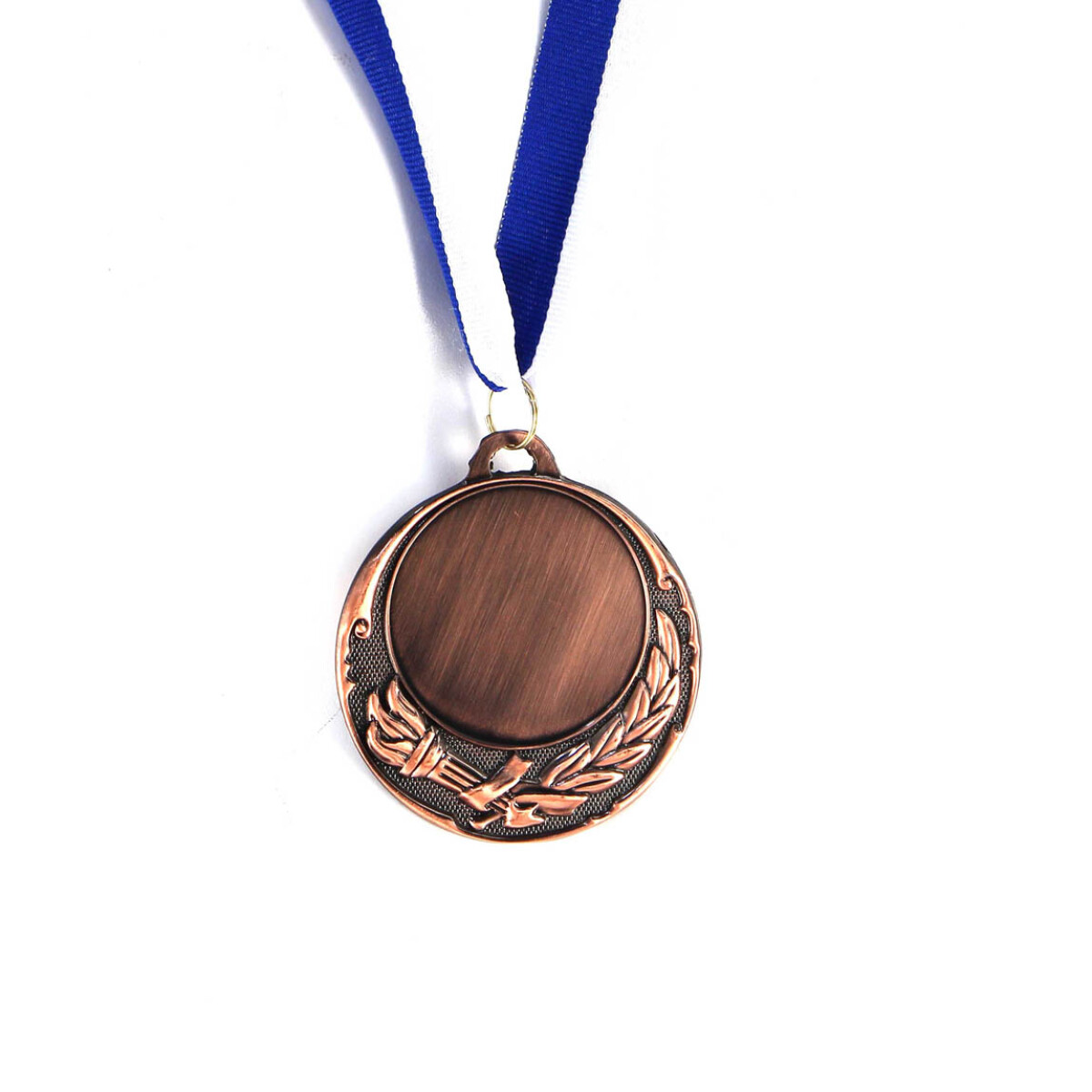 Medalla 6.5 Lisa Laurel Y Antorcha - Bronce 