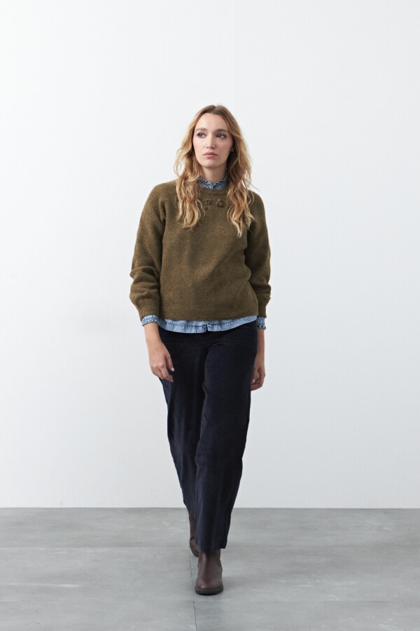 SWEATER VACANCES Verde Musgo