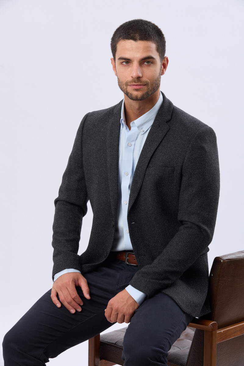 SACO SPORT DE LANA - Gris 