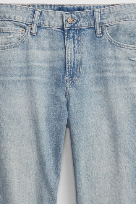 Jean Slim Boyfriend Mujer Light Boyd