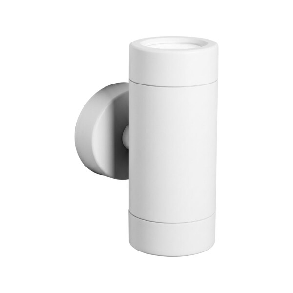 SPOT TUBULAR DOBLE 2 x GU10 POLICARBONATO IP44 BETA Blanco