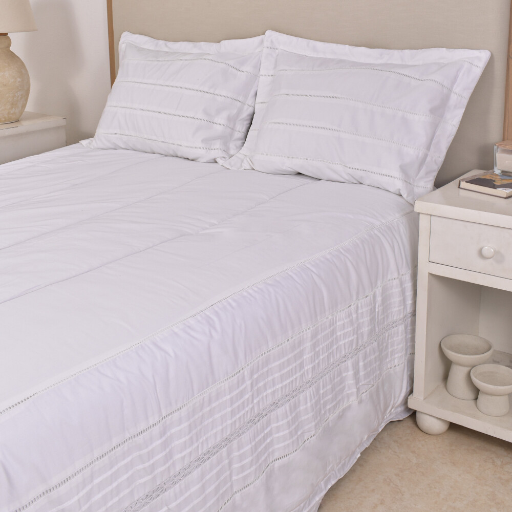 Edredon Col.Finezza Prestige Blanco S.King