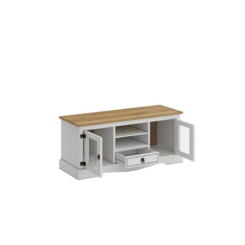 RACK 2 PUERTAS VID. 1 EST 1 CAJ. BLANCO MEX057BL RACK 2 PUERTAS VID. 1 EST 1 CAJ. BLANCO MEX057BL