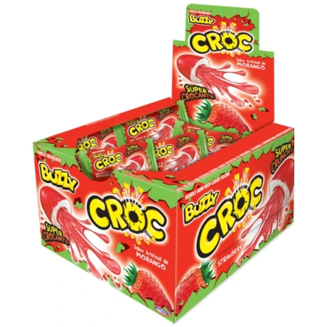 CHICLE BUZZY CROC 172G/40UN FRUTILLA CHICLE BUZZY CROC 172G/40UN FRUTILLA