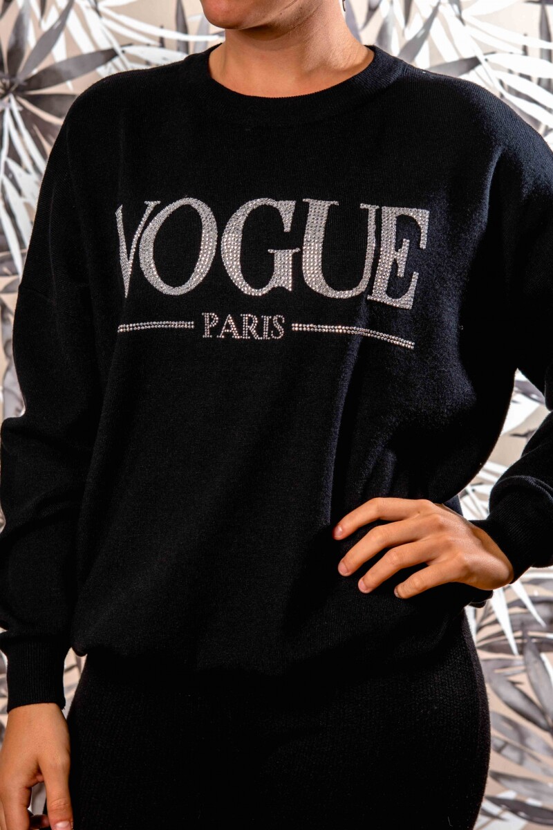 Sweater Vogue - Negro 