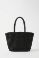 Bolso tejido negro
