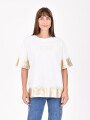 REMERA LIEVE DORADO