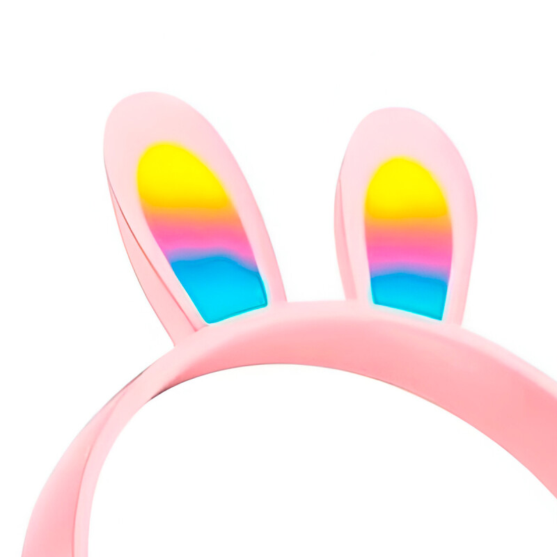 Auriculares Inalámbricos De Niño Ledstar Rabbit Rosado Auriculares Inalámbricos De Niño Ledstar Rabbit Rosado