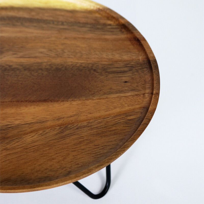 BANDEJA RED MARRON COMB C/SOPORTE 25X12CM Unica