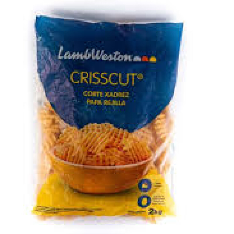 PAPAS REJILLA CRISSCUT 2KG CORTE XADREZ EXTRA CROCANTE PAPAS REJILLA CRISSCUT 2KG CORTE XADREZ EXTRA CROCANTE