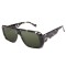 Lentes De Sol Otica Accesorios - Mujer Verde/Negro