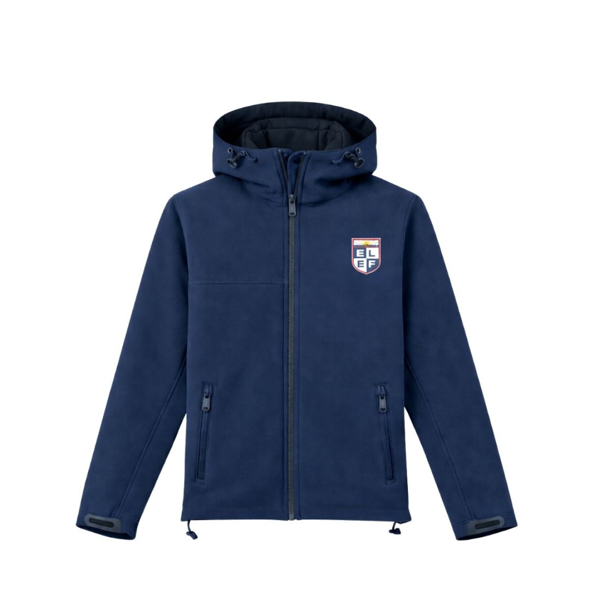 Campera Light-shell c/capucha Navy