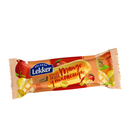 PALETA FRUTAL LEKKER 75 GR MANGO & MARACUYA - 30 UD Paleta Frutal Lekker 75 Gr Mango & Maracuya - 30 Ud