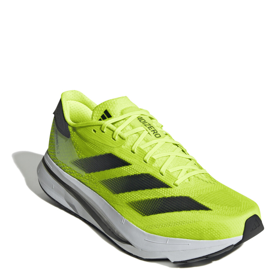 Championes de Hombre Adidas Adizero SL2 Verde Lima - Negro