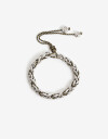 Pulseras Flexibles Cordón Pulseras Flexibles Cordon - Plateado Rodio