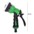 Pistola Riego Rociador 8 Funciones Presión Para Manguera Ax® Color Verde