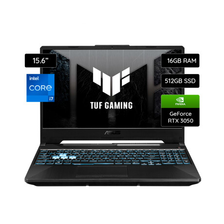 Notebook ASUS TUF Gaming F15 FX506HE-HN396W I7 16GB/512GB SSD 15.6" Graphite