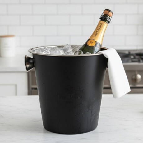 Champagnera 21cm acero inox NEGRO