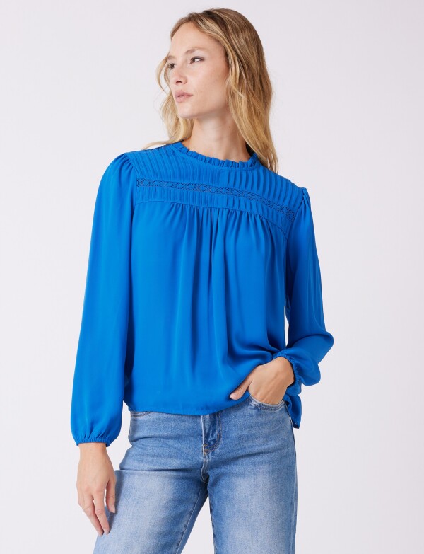 Blusa Gasa Pliegues ROYAL