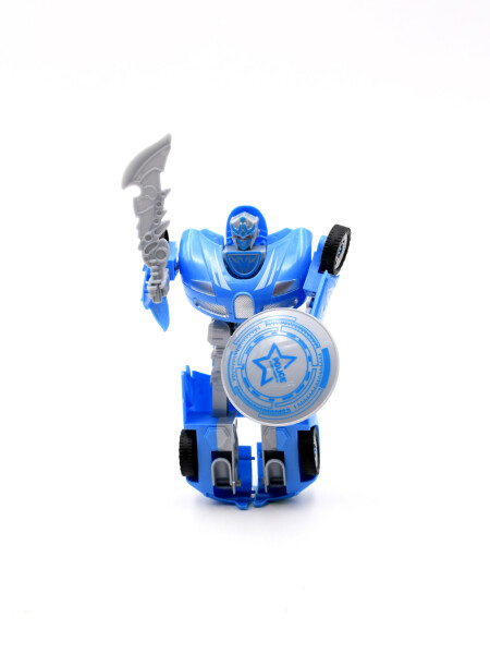 AUTO/ROBOT TRANSFORMER AZUL CLARO