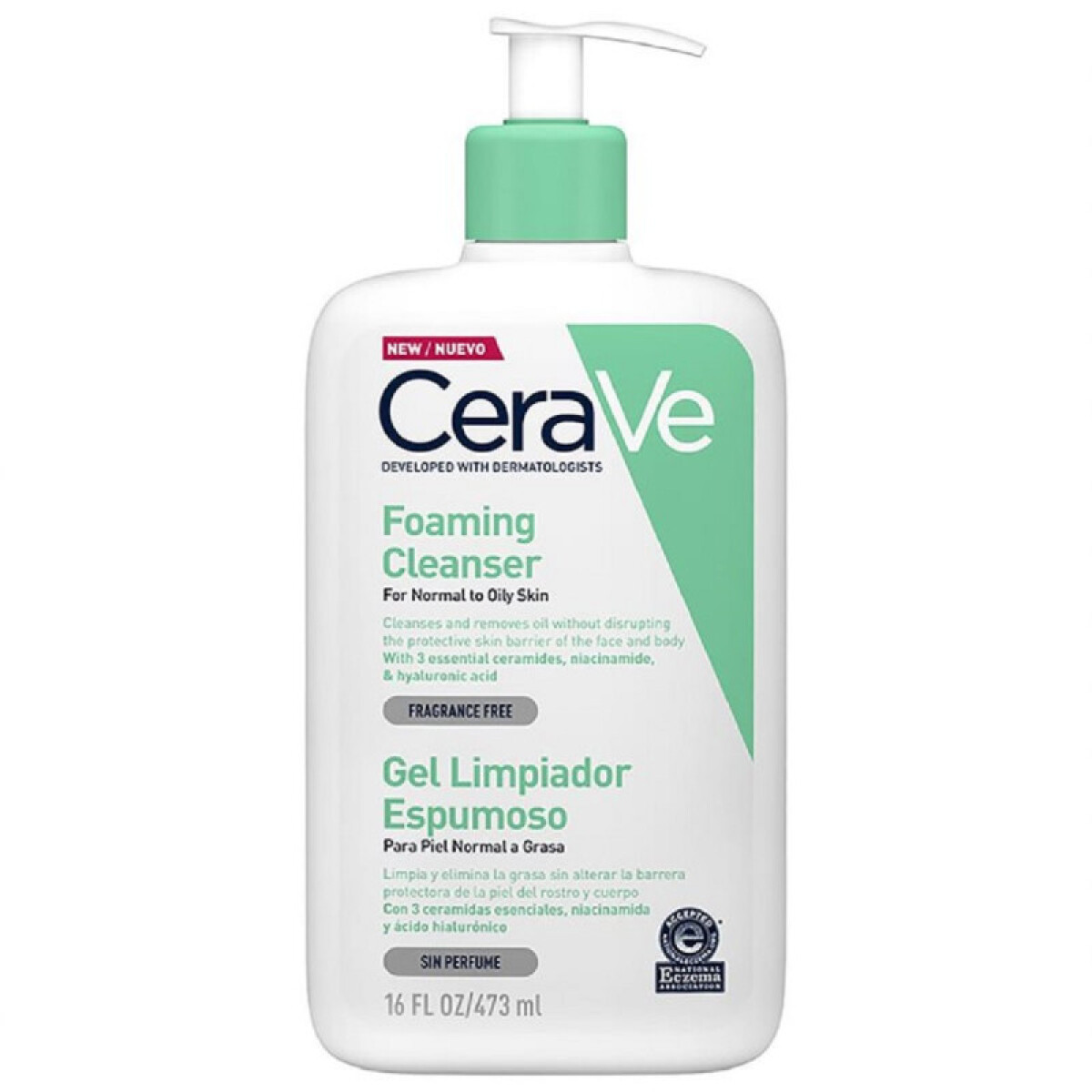 Cerave Gel Limpiador Espumoso - 473ml 