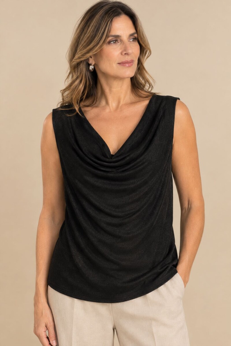 MUSCULOSA AROMA - Negro 
