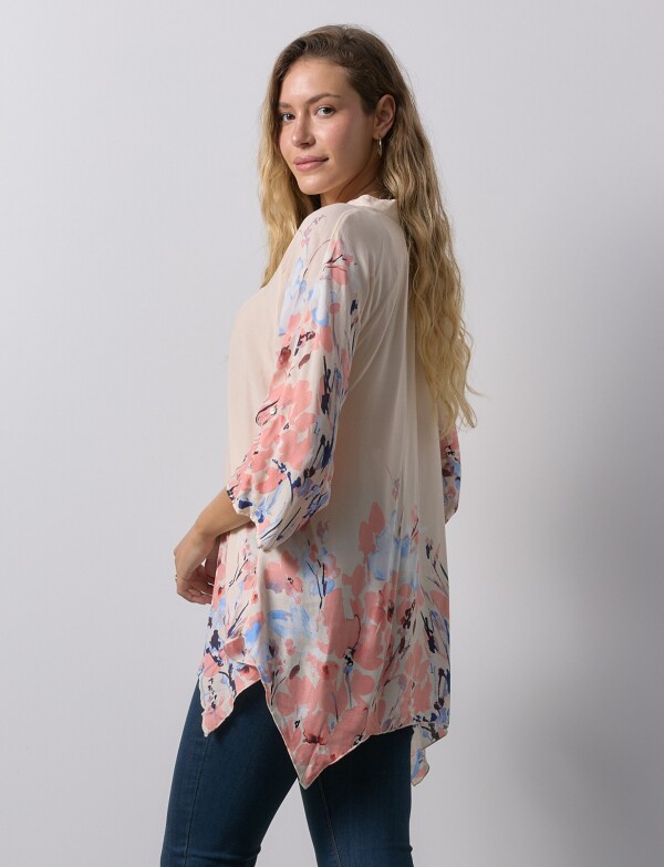 Blusa Printed BEIGE/MULTI