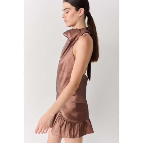 TOP HALTER PARTY Cobre