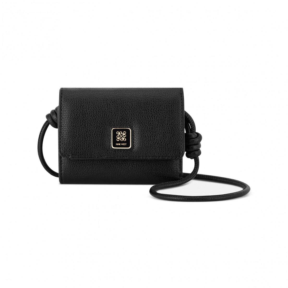 Small Leather Goods Dorsey Trifold - Black 
