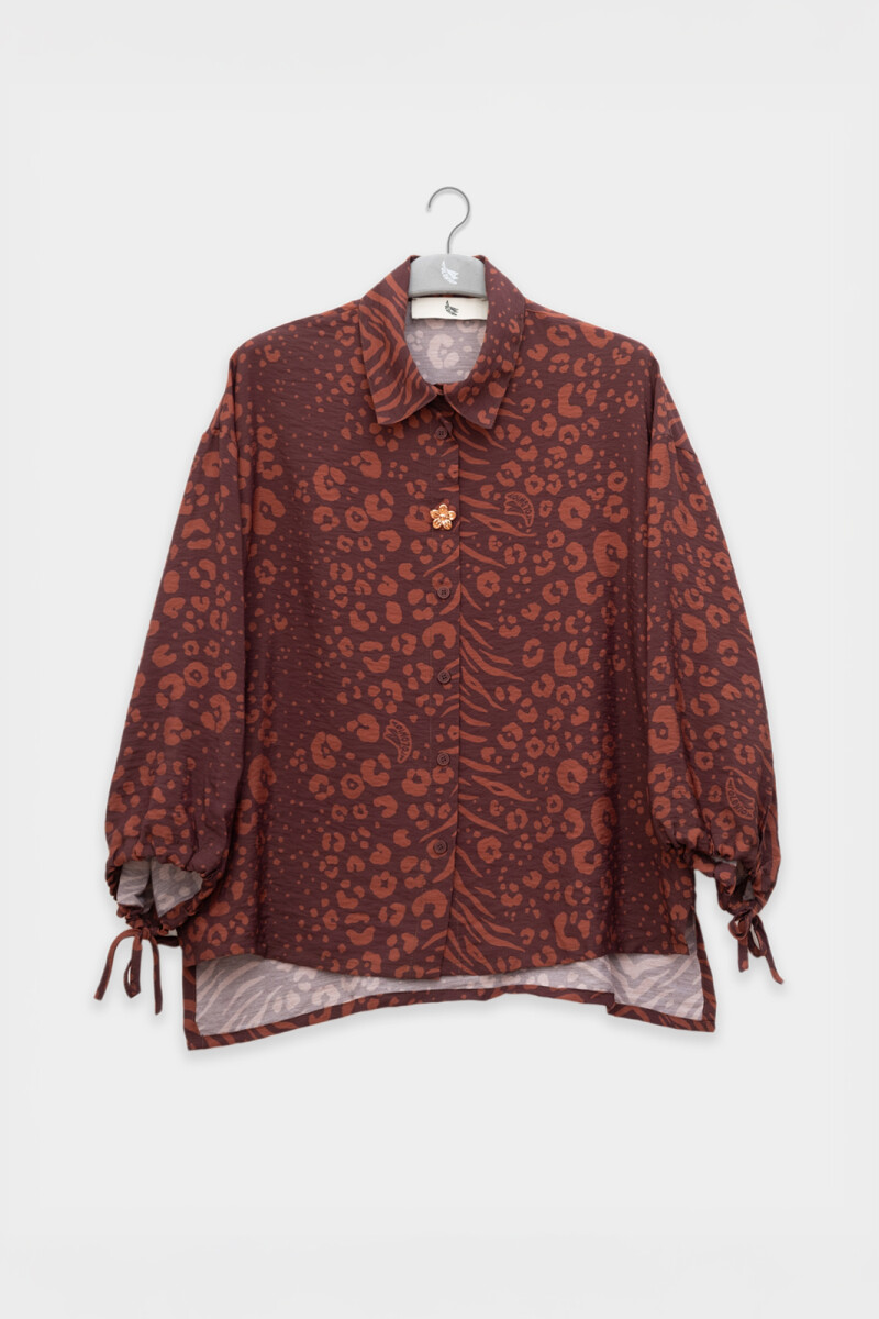FLO SHIRT Marron
