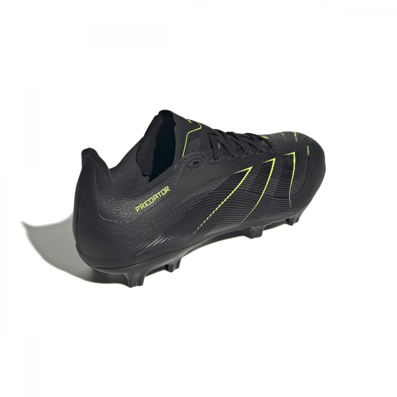 Championes Futbol Cancha Adidas PREDATOR de Hombre - JI1118 Negro-verde Limon