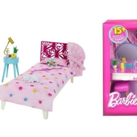 Playset Barbie Dormitorio y Muñeca HPT55 001