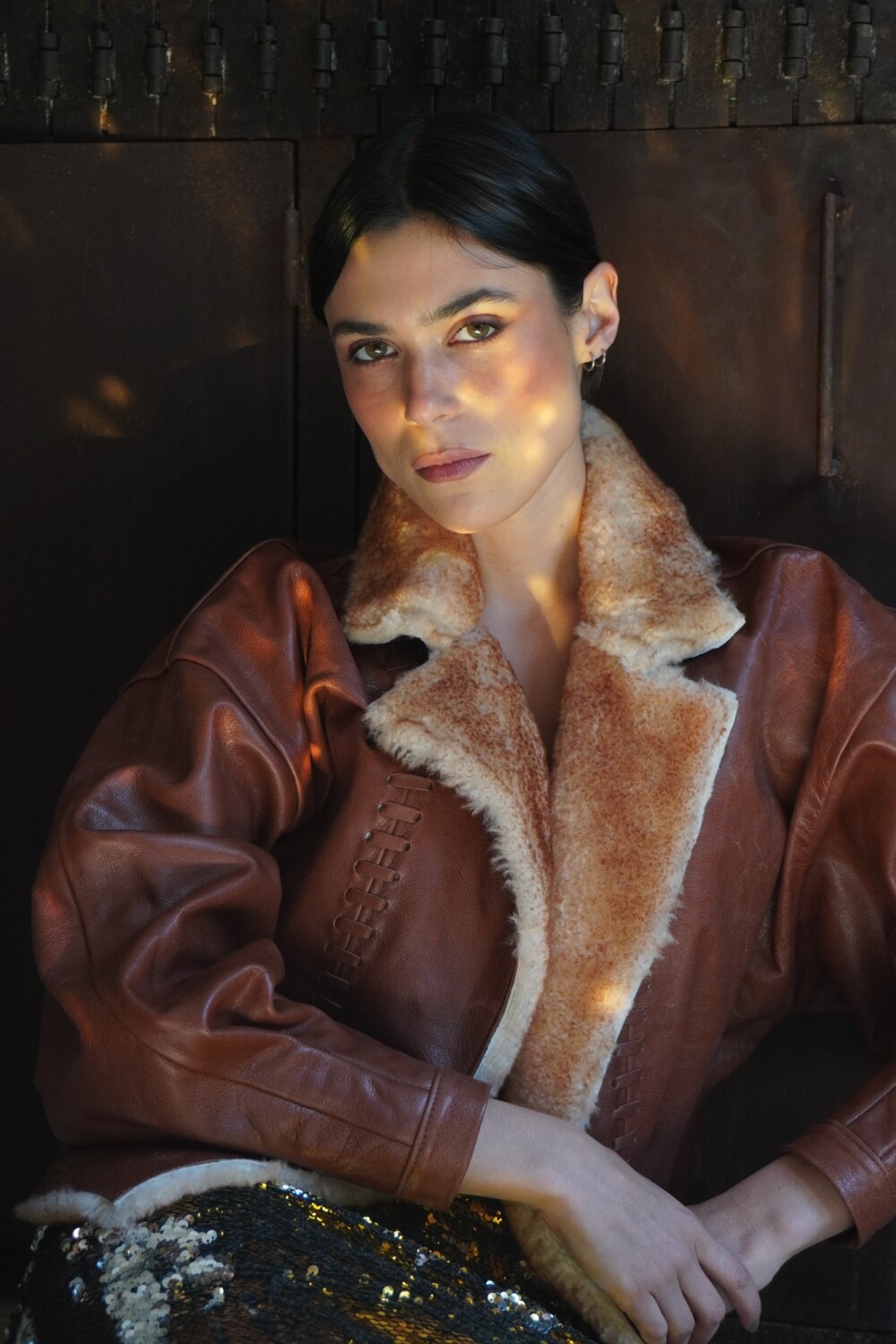 Campera Furor Caramel Corderito Camel