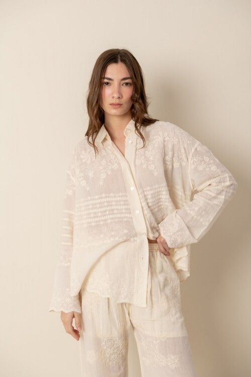 Camisa Cotton bordada Camisa Cotton bordada