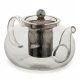 Tetera 800ml Vidrio Borosilicato Tapa / Infusor Acero Inox Sin Color